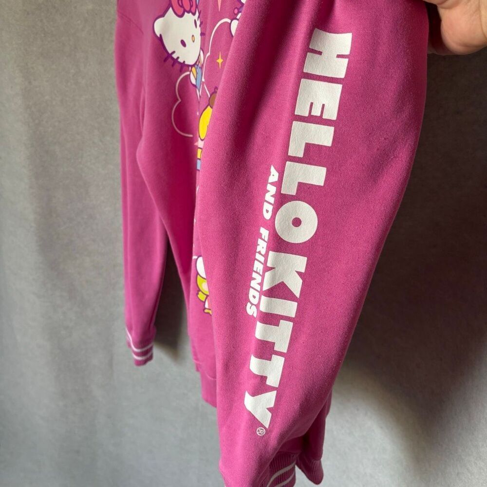 Hello Kitty Sweatshirt Size XS Sanrio My Melody Keroppi Pullover Pink Kidcore - Picture 4 of 8